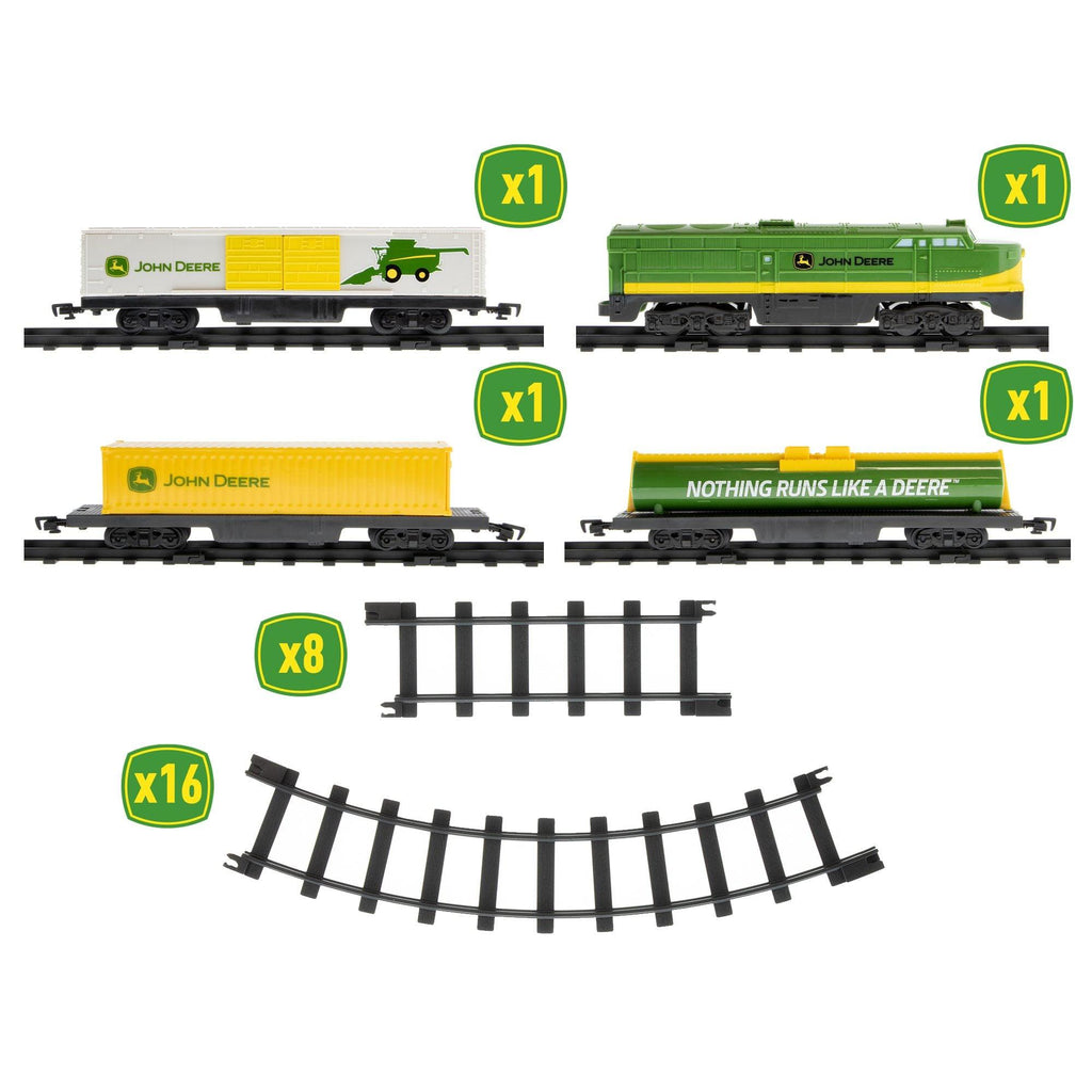 Lionel Trains John Deere 28 Piece Battery Operated Train Set - Chelsea Baby