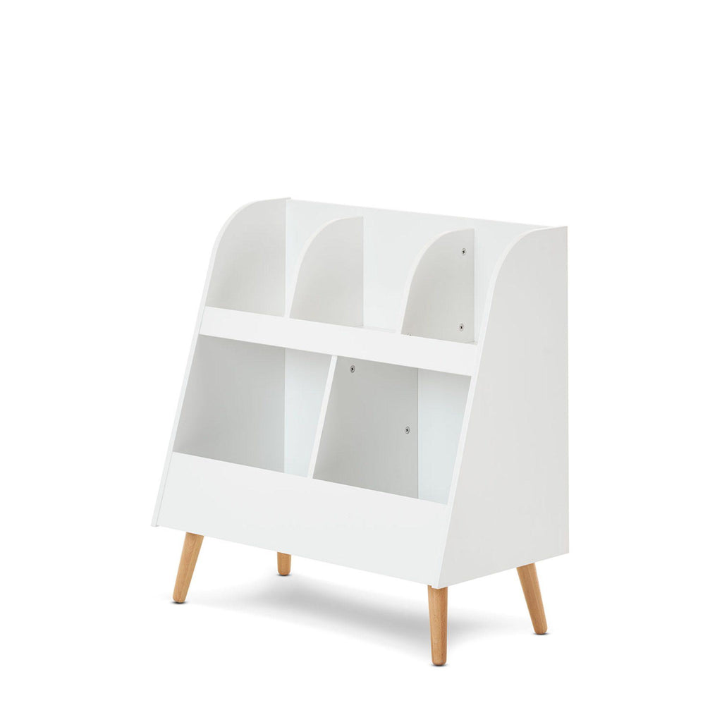 Obaby Maya Toy Storage - White with Natural - Chelsea Baby