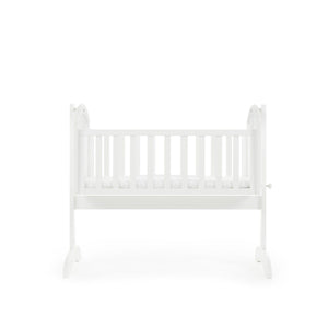 Obaby Sophie Swinging Crib and Mattress - White - Chelsea Baby