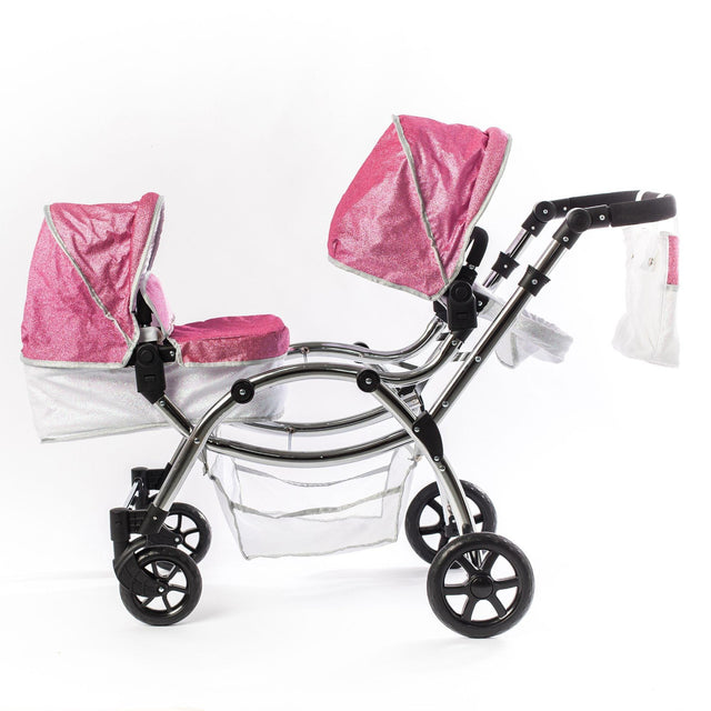 Roma Stephanie Twins Dolls Pram - Chelsea Baby