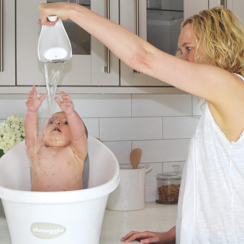 Shnuggle Baby Washy Bath Rinsing Jug White - Chelsea Baby