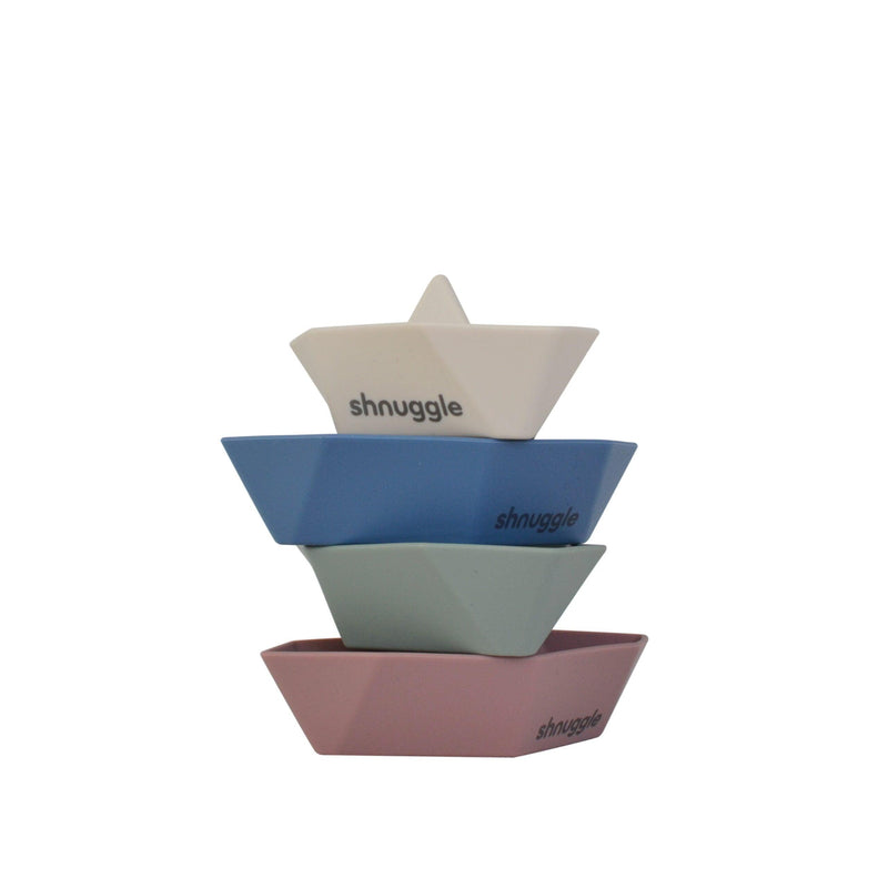 Shnuggle Stack and Sail Bath Boat Toys