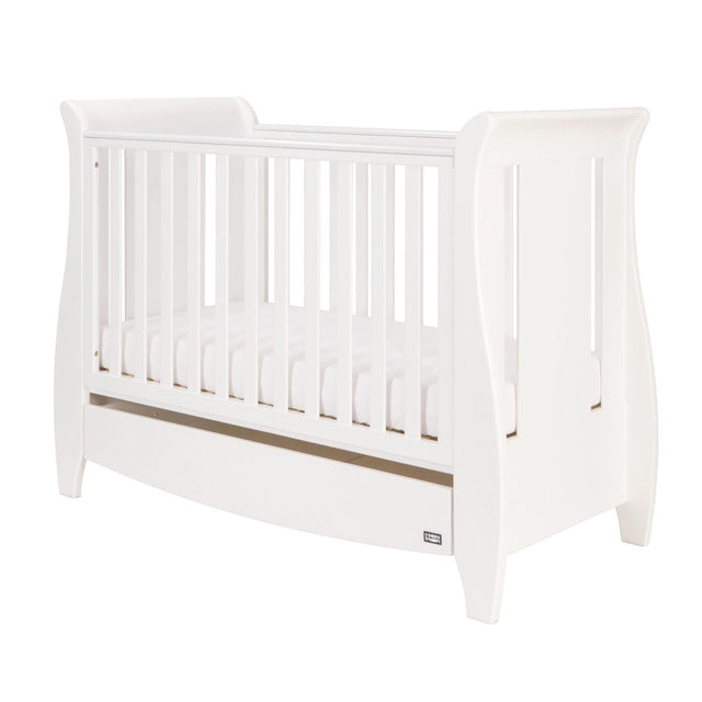 Tutti Bambini Katie Mini Sleigh Cot Bed with Under Bed Drawer - Chelsea Baby