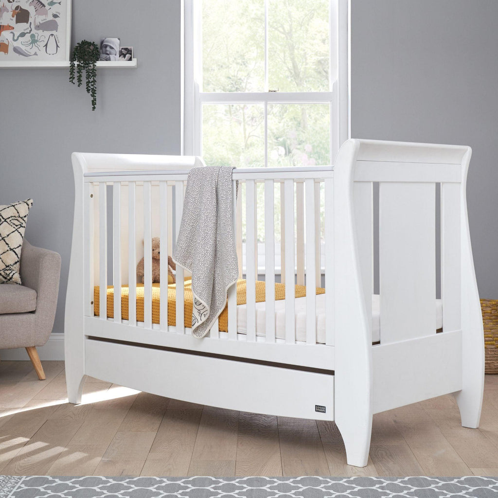 Tutti Bambini Lucas Sleigh 3 in 1 Cot Bed - Chelsea Baby