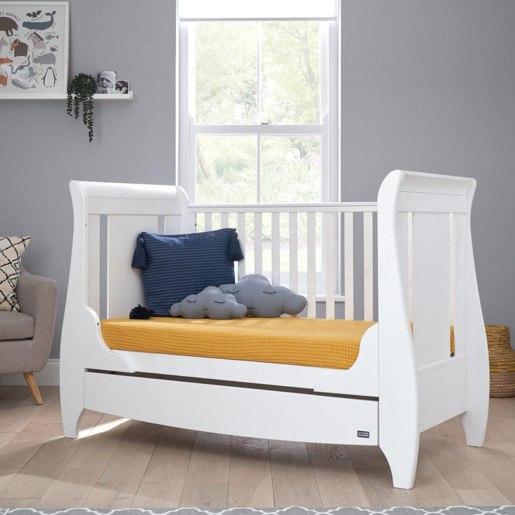 Tutti Bambini Lucas Sleigh 3 in 1 Cot Bed - Chelsea Baby