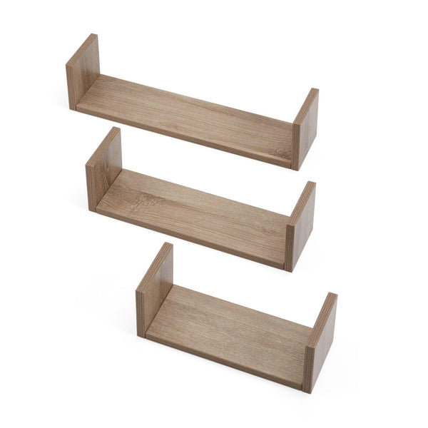 Tutti Bambini Modena Set of Three U-Shaped Wall Shelves - Chelsea Baby